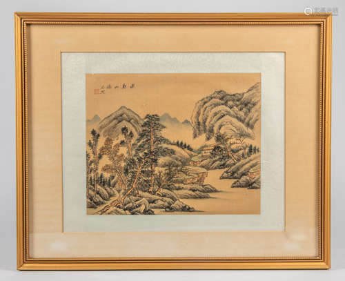 Chinese Water Color Wall Hanging Painting