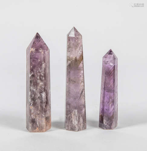 Group of Nature Amethyst Stone