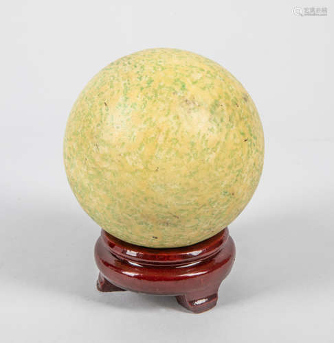 Collectible Night-luminescent Like Stone Ball with Stand