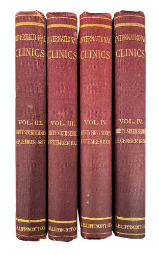 Set Of Vintage Book International Clinics