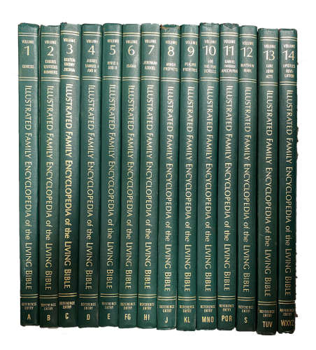 Set of Vintage Books of Illustrated Family Encyclopedia