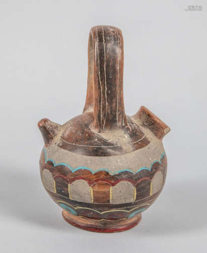 Native American Type Painted Pottery Jar, Navajo