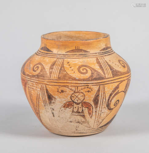 Native American Type Painted Pottery Jar, Hopi