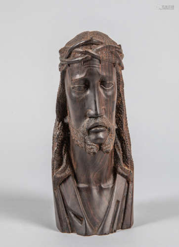 Collectible Rosewood Carved Figure of Jesus
