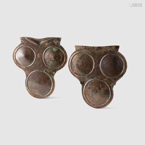 PUBLISHED SAMNITE TRIPLE-DISC CUIR*** SOUTH-CENTRAL ITALY, 420 – 350 BC
