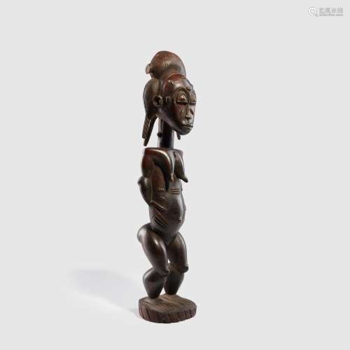 PRE 1920 PROVENANCE BAULE FIGURE IVORY COAST