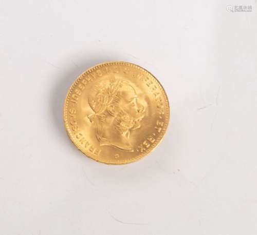 Goldmünze 4 Florin/10 Franken 