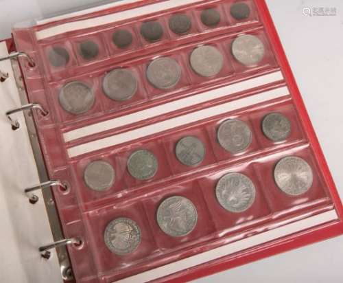 Konvolut diverser Münzen, teils Silber (u.a. Deutsches Reich bis BRD-Sondermünzen),
