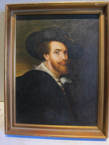 European Oil Portrait Painting