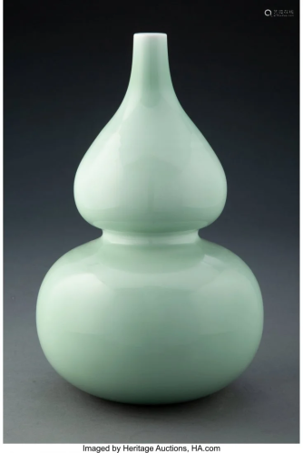 27265: A Chinese Celadon-Glazed Double-Gourd…