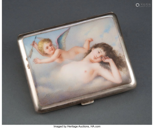 27047: A Russian Partial Gilt Silver and Enamel …