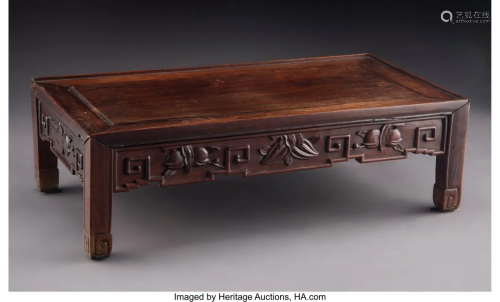 27290: A Chinese Hardwood Low Kang Table, 1…