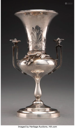 27066: A Wilcox Silver Plate Co. Silver-Plated Vase wit