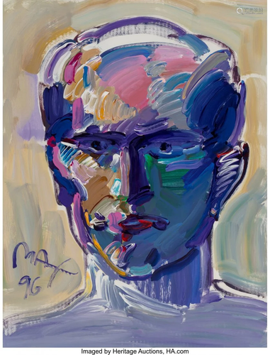 27244: Peter Max (American, b. 1937) Portrait …