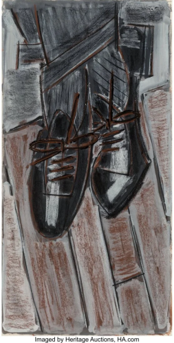27255: Michael Hurson (American, 1941) Study (Shoes…