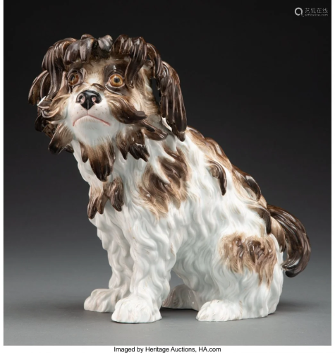 27003: A Meissen Porcelain Bolognese Dog After…