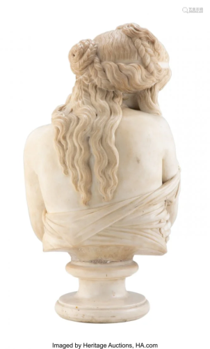 27122: An Italian Marble Bust of Venus, 19th c…