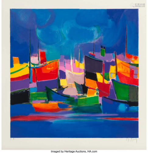 27238: Marcel Mouly (French, 1918-2008) Navires …