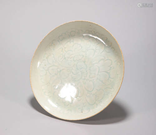 Floral Grain White Porcelain Pen Washer from Song宋代暗刻花卉紋白瓷筆洗