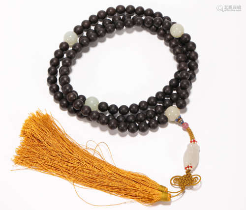 Eaglewood Beads from Qing清代沉香木佛珠