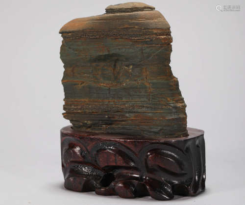 Tai Hu stone ornament from Qing清代太湖石摆件