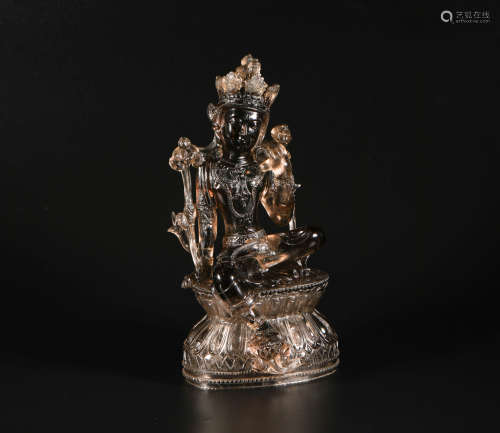 crystal Avalokitesvara from Qing清代水晶觀音