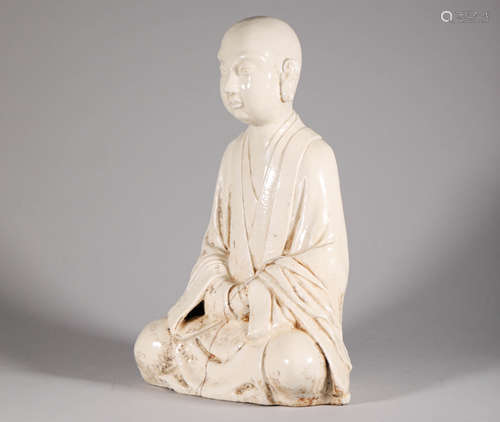 Ding Klin Buddha Statue from Song宋代定窑弥勒佛像