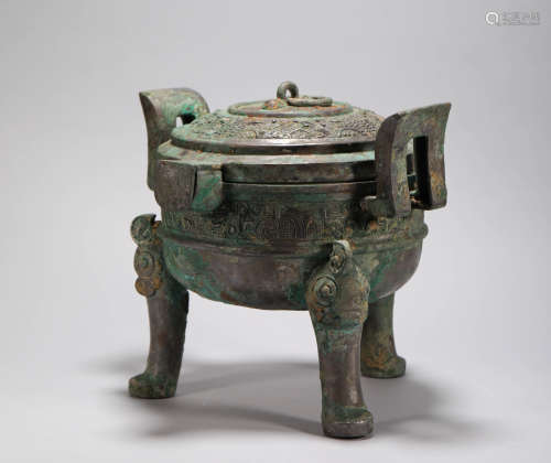 bronze censer from Shang and Zhou商周時期青銅鼎