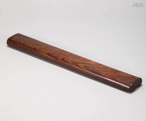 padauk ruler from QIng清代紫檀木陣尺