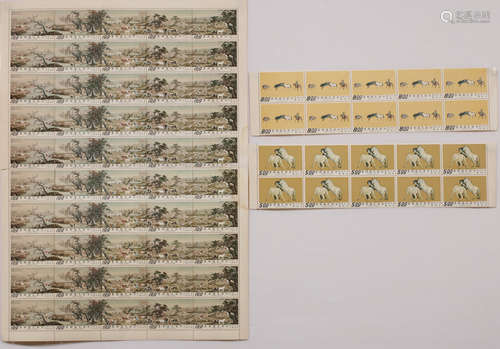 SET OF HORSE PATTERN STAMPS