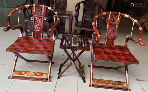 SET SUANZHI WOOD TABLE&CHAIR