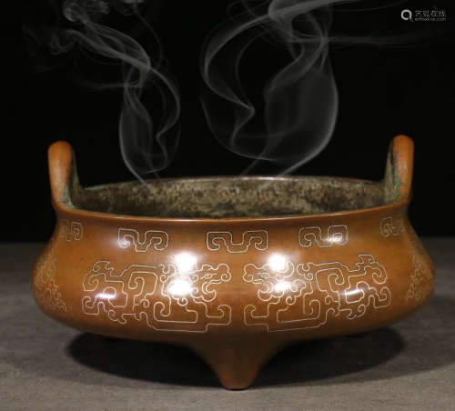 CHINESE BRONZE CENSER