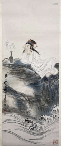 Zhang Daqian - Buddha Painting