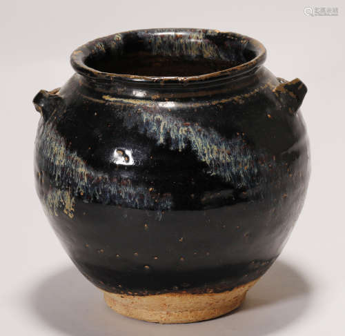 Song Dynasty - Black Glaze Jar