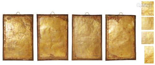 Liao Dynasty  - Set of Pure Gold Plaque