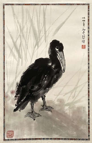 Xu Beihong - Bird Painting