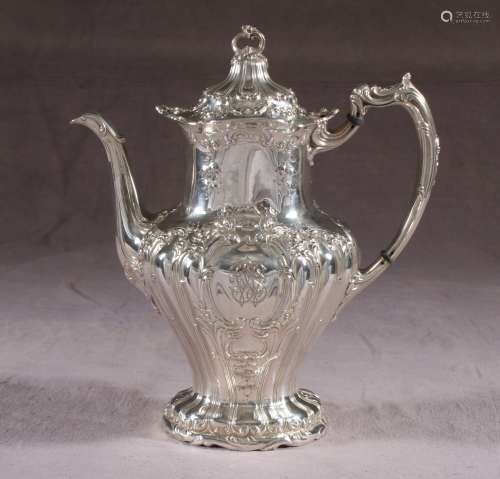 Silver coffee pot, Spaulding & Co/Gorham, 1920s