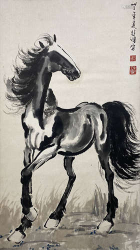 Xu Beihong - Horse Painting