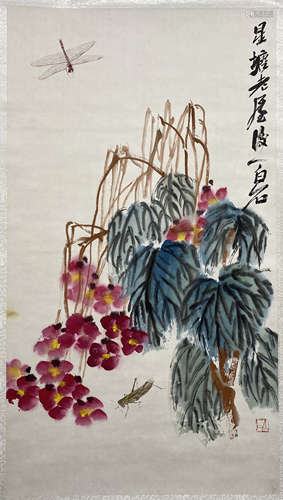 Qi Baishi - Insect Painting