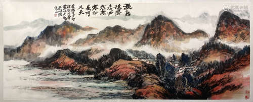 Zhu Qizhan - Shanshui Painting