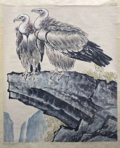 Xu Beihong -Hawk Painting