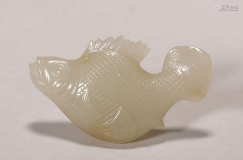 Yuan Dynasty - Hetian Jade Fish