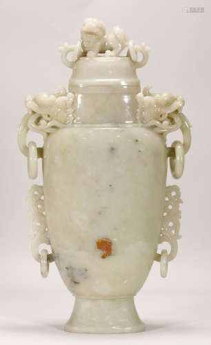 Qing Dynasty - Dragon Vase from Antique Store Collection