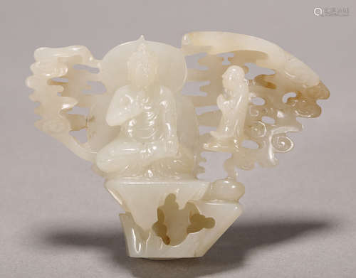 Qing Dynasty - Hetian Jade Ornament