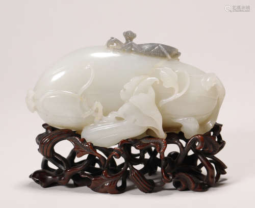 Qing Dynasty - Hetian Jade Decoration