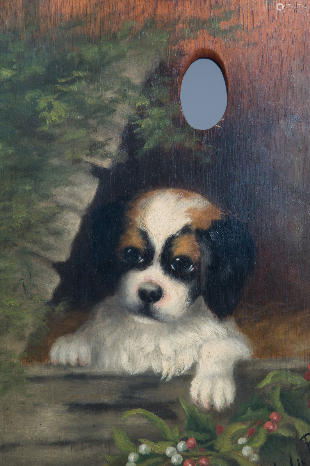 Sophie Pir (1858-1936): Favourite animal, oil on painter's palette－【Deal  Price Picture】