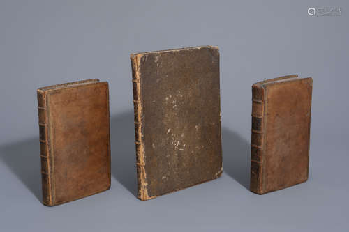 Three books on the history of Ghent, Southern Netherlands, 18th C.