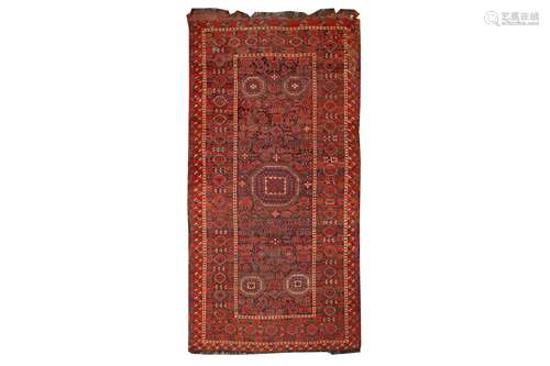 AN ANTIQUE BESHIR CARPET, TURKMENISTAN