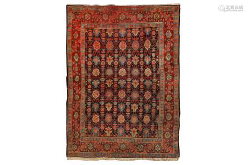 A FINE SENNEH RUG, WEST PERSIA