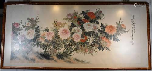 ZHANG SHAOSHI (1913-1991) PEONY